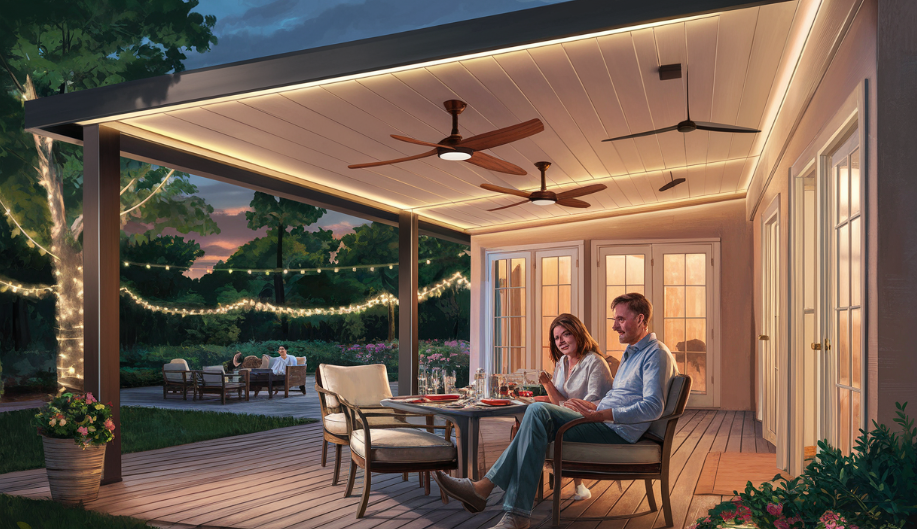 Sunroom Lighting and Electrical Features
