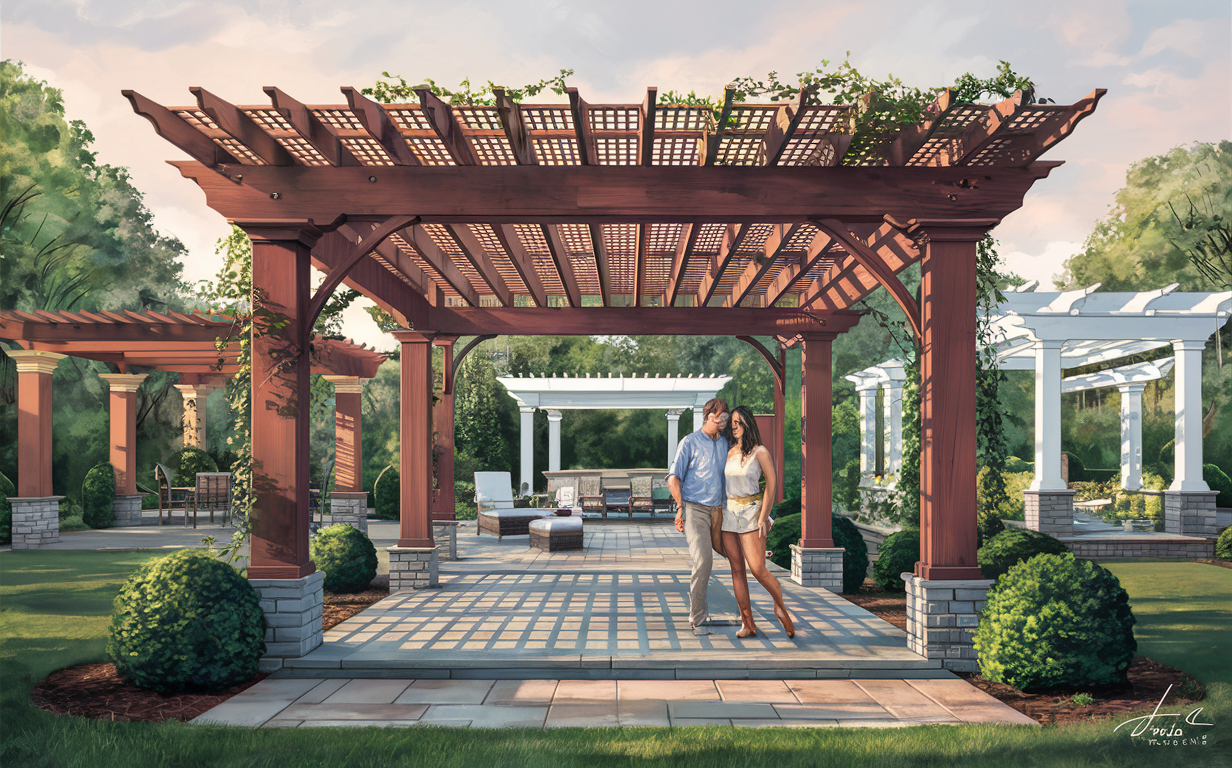 pergola size and shape